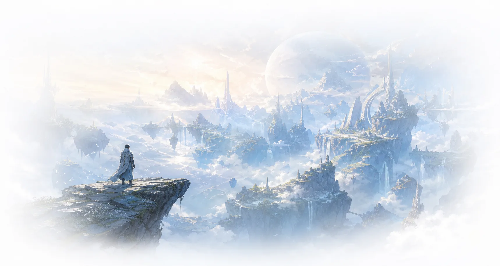 Dreamlike landscape concept for Dreams of Lumina